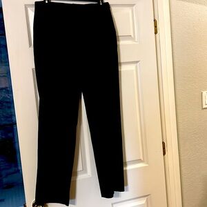 Ladies pants navy with tan stitching down side boot cut sz 10 vintage